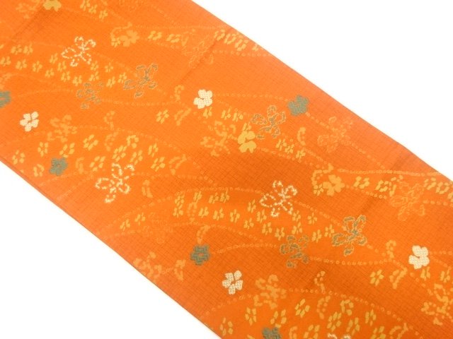 JAPANESE FUKURO OBI / WOVEN FLOWER